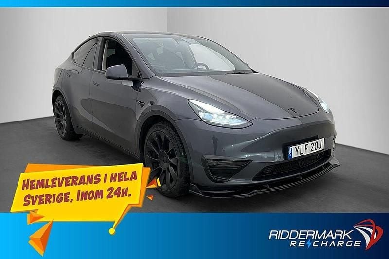 Begagnad Tesla Model Y Long Range AWD 378 kW (514 HK) 2021 Grå SUV