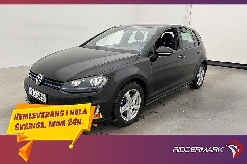 Svart Begagnad 2016 VW Golf VII GTE Halvkombi | 114 800 kr (Marknadspris) - Bild 1/3