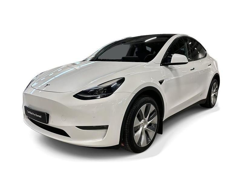Vit Begagnad 2022 Tesla Model Y Long Range AWD SUV | 373 100 kr (Marknadspris) - Bild 1/4