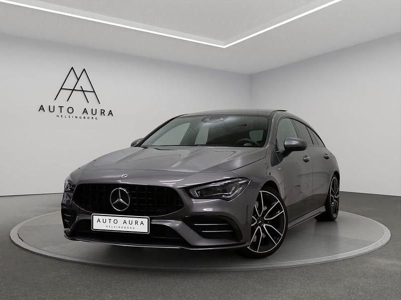 Begagnad Mercedes CLA35 AMG Shooting Brake AMG 306 HK (225 kW) 2020 Grå Kombi