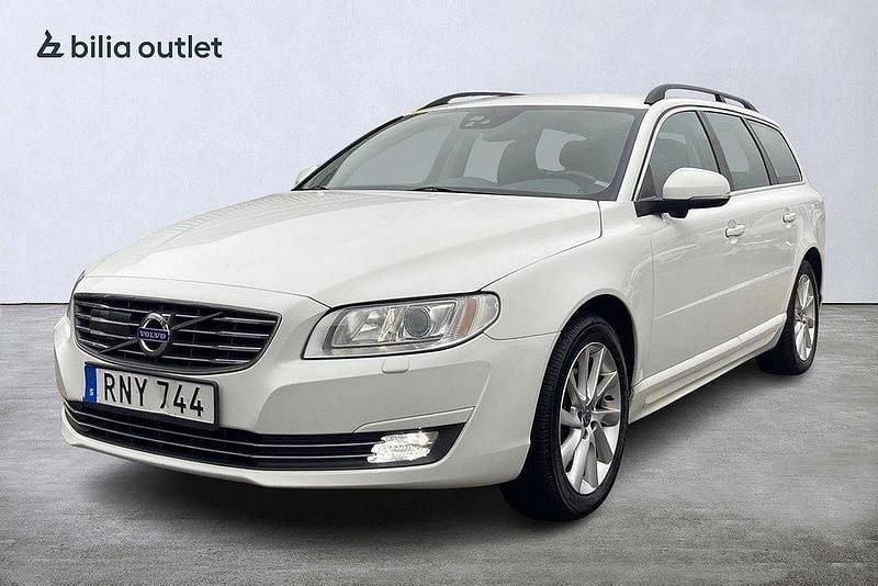 Vit Begagnad 2015 Volvo V70 Standard Kombi | 65 000 kr (Superpris) - Bild 1/3