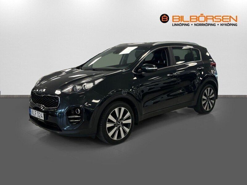 Svart Begagnad 2016 Kia Sportage SUV | 159 900 kr (Lite dyr) - Bild 1/4