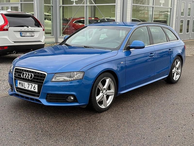 Blå Begagnad 2008 Audi A4 S-Line Kombi | 99 900 kr (Lite dyr) - Bild 1/4