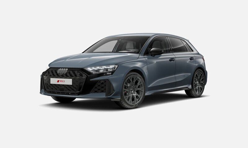Grå Ny 2025 Audi RS3 Sportback Sport Halvkombi | 789 900 kr (Marknadspris) - Bild 1/4
