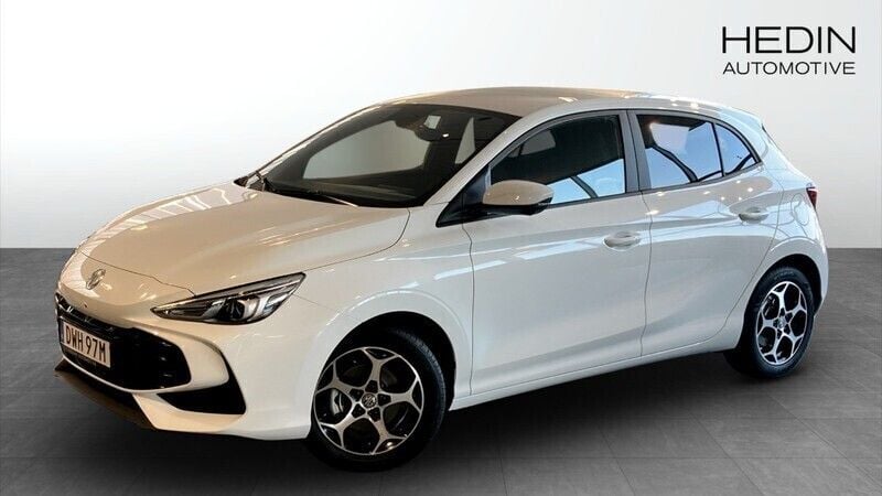 Vit Ny 2024 MG MG3 Luxury Halvkombi | 284 990 kr (Marknadspris) - Bild 1/4