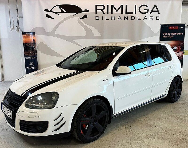 Vit Begagnad 2007 VW Golf VI GT Halvkombi | 44 900 kr (Marknadspris) - Bild 1/4