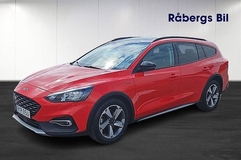 Röd Begagnad 2020 Ford Focus Active Kombi | 189 800 kr (Lite dyr) - Bild 1/4