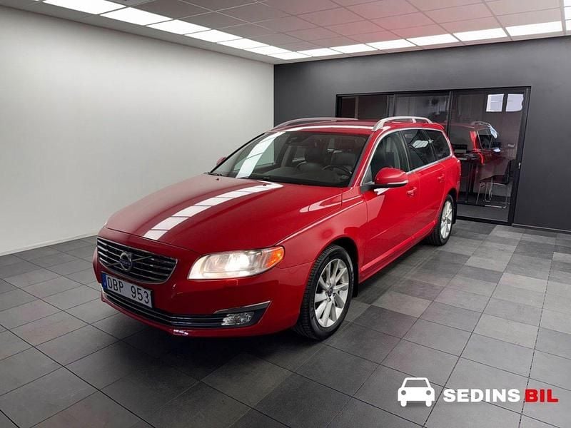 Röd Begagnad 2014 Volvo V70 Summum Kombi | 94 900 kr (Marknadspris) - Bild 1/4