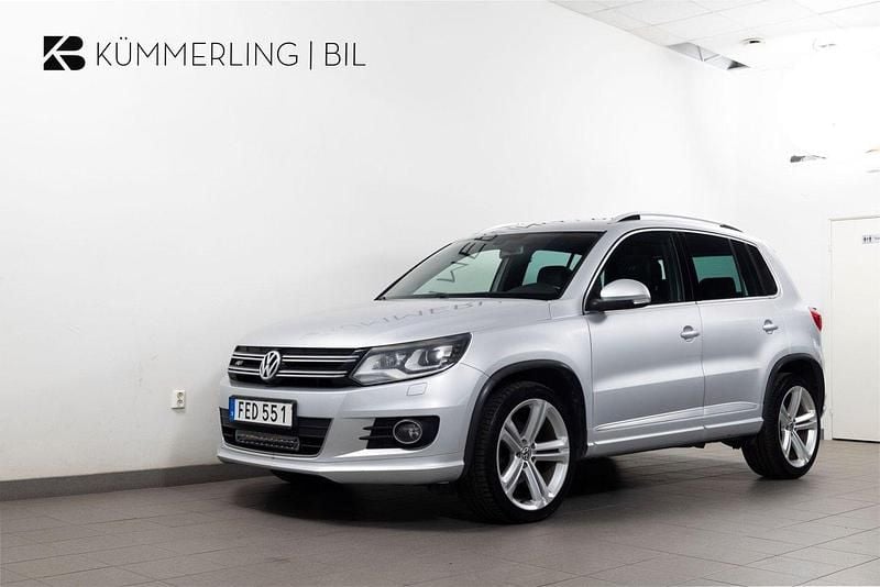 Silver Begagnad 2014 VW Tiguan R-line SUV | 124 900 kr (Marknadspris) - Bild 1/4