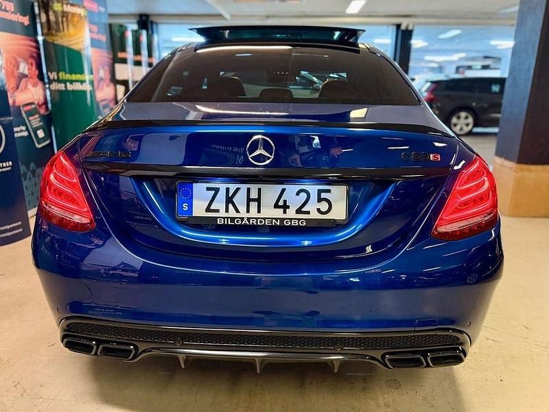 Begagnad Mercedes C63 AMG AMG 510 HK (375 kW) 2016 Blå Sedan