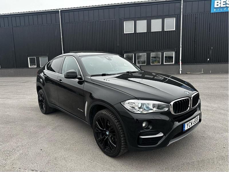 Svart Begagnad 2016 BMW X6 SUV | 269 000 kr (Superpris) - Bild 1/4