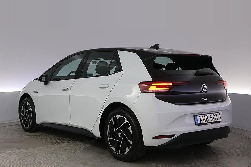 Begagnad VW ID.3 Pro Performance 150 kW (204 HK) 2020 Vit Halvkombi