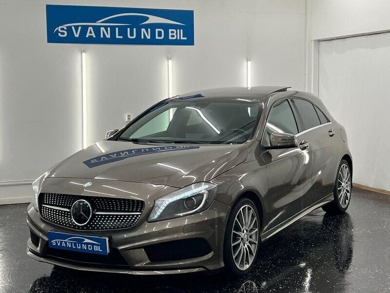 Grå Begagnad 2013 Mercedes A180 AMG line Halvkombi | 129 800 kr (Marknadspris) - Bild 1/4