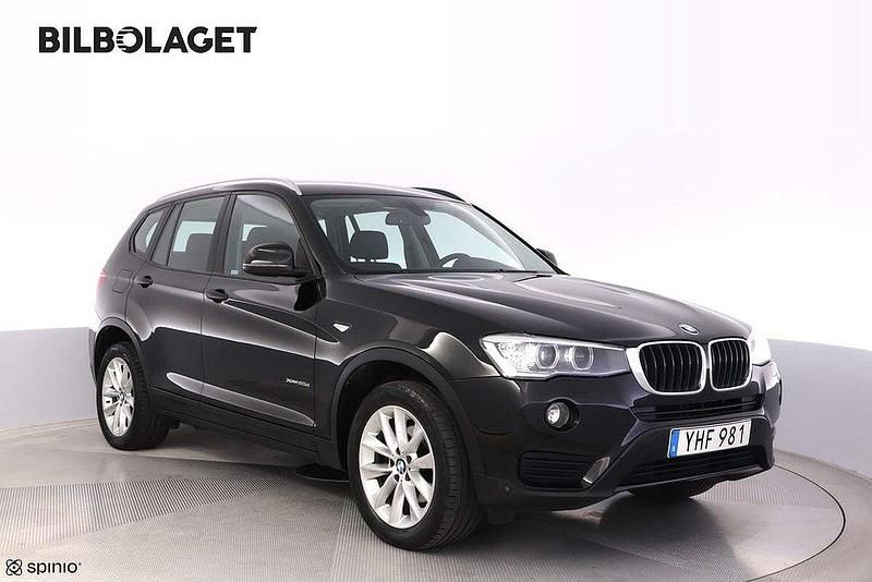 Svart Begagnad 2016 BMW X3 SUV | 179 800 kr (Marknadspris) - Bild 1/4