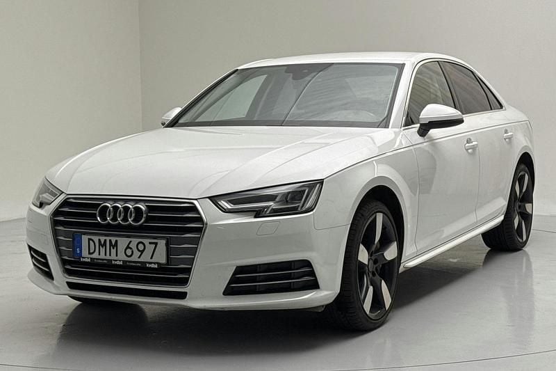 Vit Begagnad 2017 Audi A4 Proline | 159 000 kr (Marknadspris) - Bild 1/4