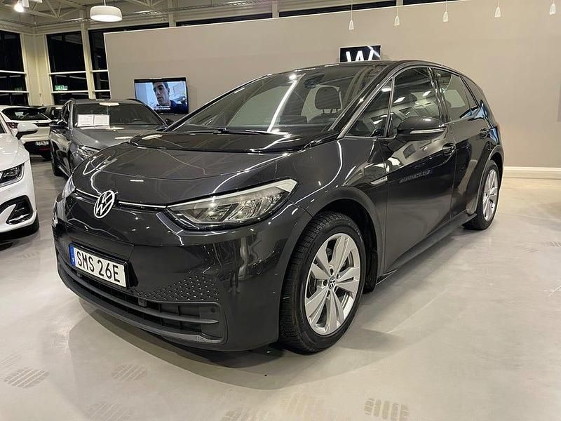 Mörkgrå Begagnad 2020 VW ID.3 Pro Performance Halvkombi | 229 900 kr (Marknadspris) - Bild 1/1
