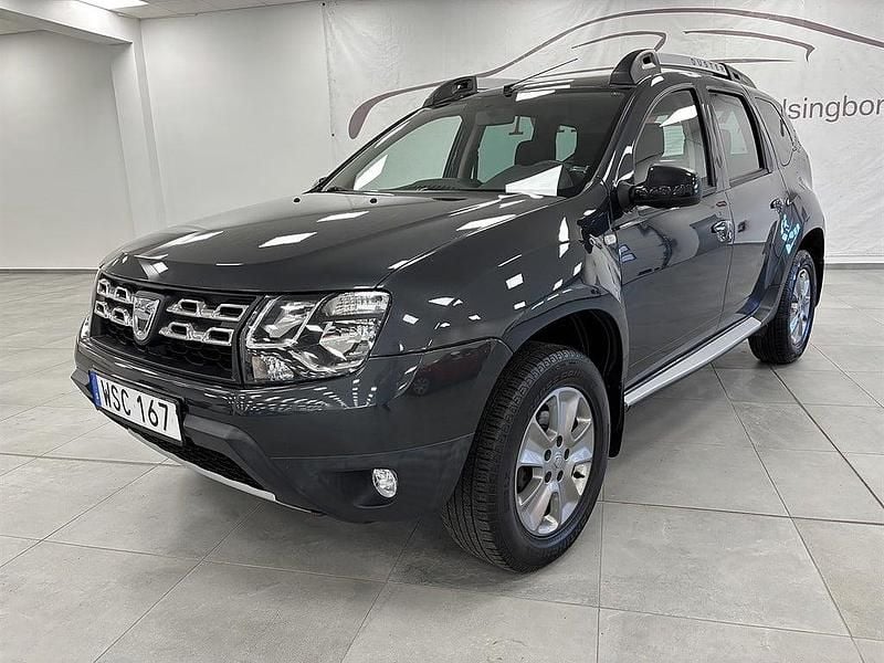 Mörkgrå Begagnad 2015 Dacia Duster SUV | 114 900 kr (Lite dyr) - Bild 1/4