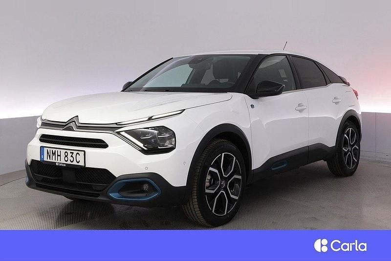 Vit Begagnad 2022 Citroën e-C4 Shine Halvkombi | 224 900 kr (Marknadspris) - Bild 1/4
