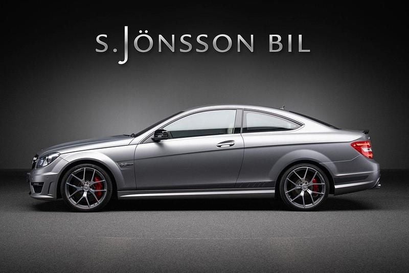 Begagnad Mercedes C63 AMG AMG 508 HK (373 kW) 2014 Silver Sportkupé