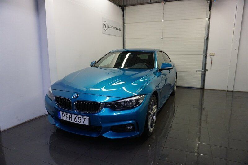 Blå Begagnad 2017 BMW 420 M Sport Sportkupé | 259 900 kr (Marknadspris) - Bild 1/4