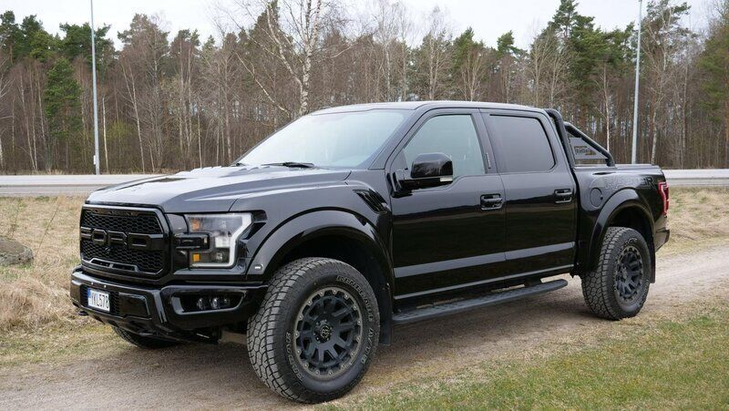 Svart Begagnad 2018 Ford F-150 Raptor Pickup | 475 000 kr - Bild 1/4