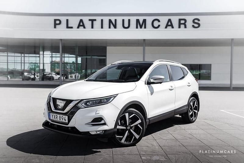 Vit Begagnad 2017 Nissan Qashqai SUV | 189 000 kr (Lite dyr) - Bild 1/4