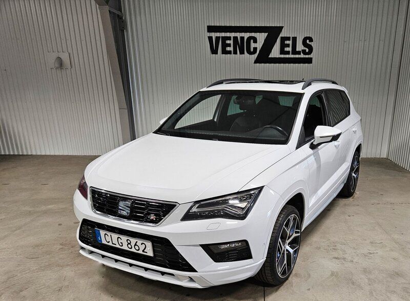 Vit Begagnad 2018 Seat Ateca FR SUV | 209 000 kr (Lite dyr) - Bild 1/4