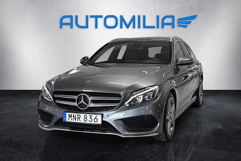 Grå Begagnad 2018 Mercedes C220 Kombi | 219 900 kr (Marknadspris) - Bild 1/4
