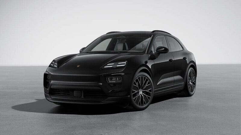Svart Ny 2025 Porsche Macan Performance Package SUV | 999 000 kr - Bild 1/4