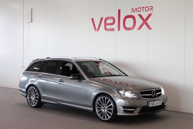 Silver Begagnad 2012 Mercedes C220 AMG Kombi | 124 900 kr (Marknadspris) - Bild 1/4