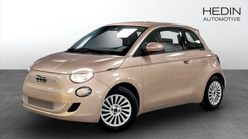Röd (pink) Begagnad 2023 Fiat 500e Halvkombi | 362 900 kr - Bild 1/4