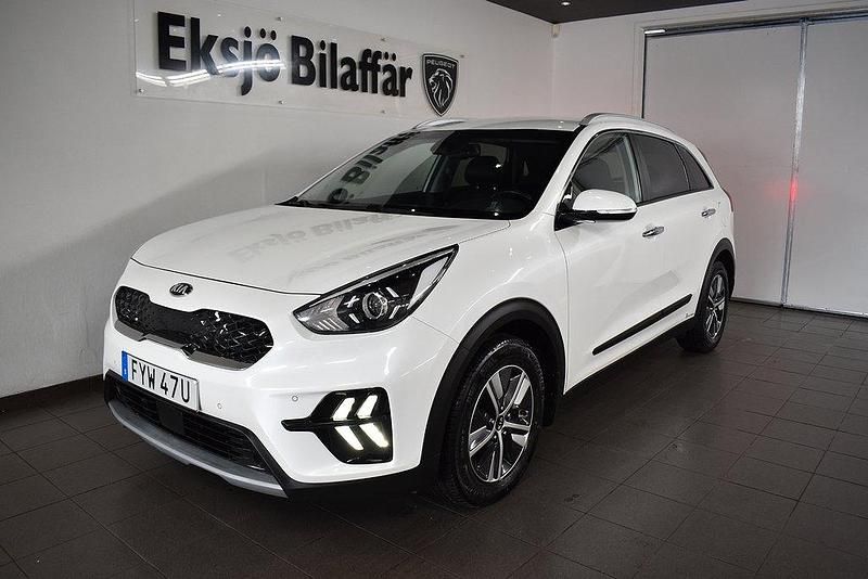 Vit Begagnad 2020 Kia Niro Advance SUV | 159 500 kr (Bra pris) - Bild 1/4