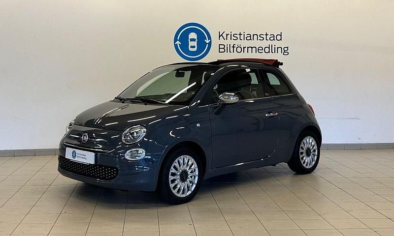 Grå Begagnad 2019 Fiat 500C Lounge Cab | 139 900 kr (Marknadspris) - Bild 1/4