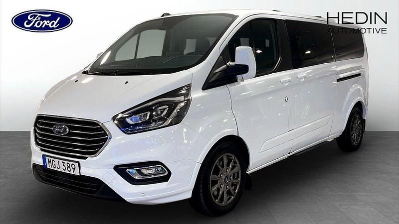 Vit (white) Begagnad 2023 Ford Tourneo Custom Van | 419 900 kr (Bra pris) - Bild 1/4