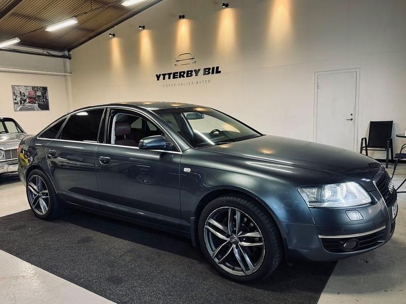 Mörkblå Begagnad 2007 Audi A6 Sedan | 99 900 kr (Dyr) - Bild 1/4