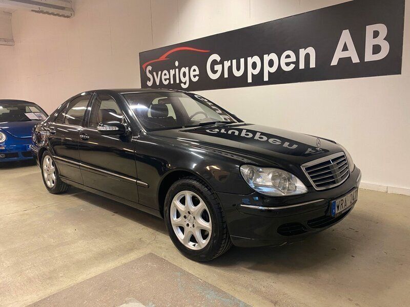 Svart Begagnad 2005 Mercedes S350 Sedan | 89 900 kr (Lite dyr) - Bild 1/4