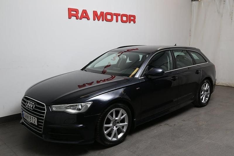 Blå (moonlight blue metallic) Begagnad 2016 Audi A6 Sport Kombi | 199 900 kr (Marknadspris) - Bild 1/3
