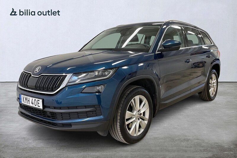 Blå Begagnad 2019 Skoda Kodiaq Business Line SUV | 259 800 kr (Superpris) - Bild 1/3