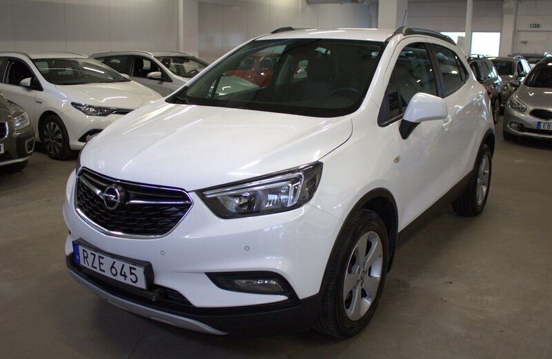 Vit Begagnad 2019 Opel Mokka X SUV | 130 000 kr (Marknadspris) - Bild 1/4