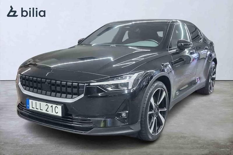Begagnad Polestar 2 Long Range Dual motor 309 kW (421 HK) 2021 Svart Halvkombi
