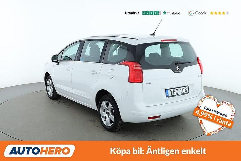 Begagnad Peugeot 5008 Active 121 HK (88 kW) 2016 Vit Kombi