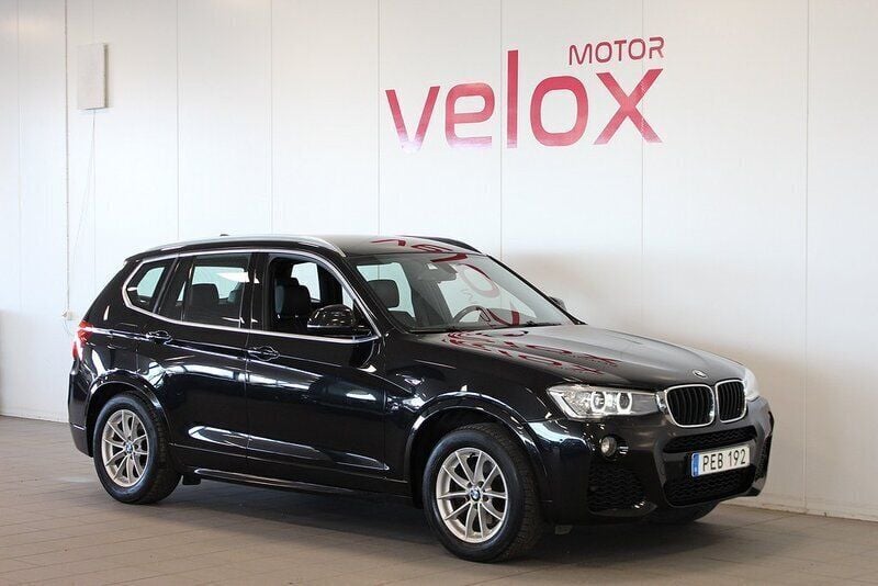 Svart Begagnad 2016 BMW X3 M Sport SUV | 194 900 kr (Bra pris) - Bild 1/4