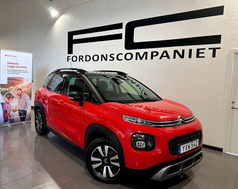 Röd Begagnad 2018 Citroën C3 Aircross PureTech SUV | 119 900 kr (Dyr) - Bild 1/4
