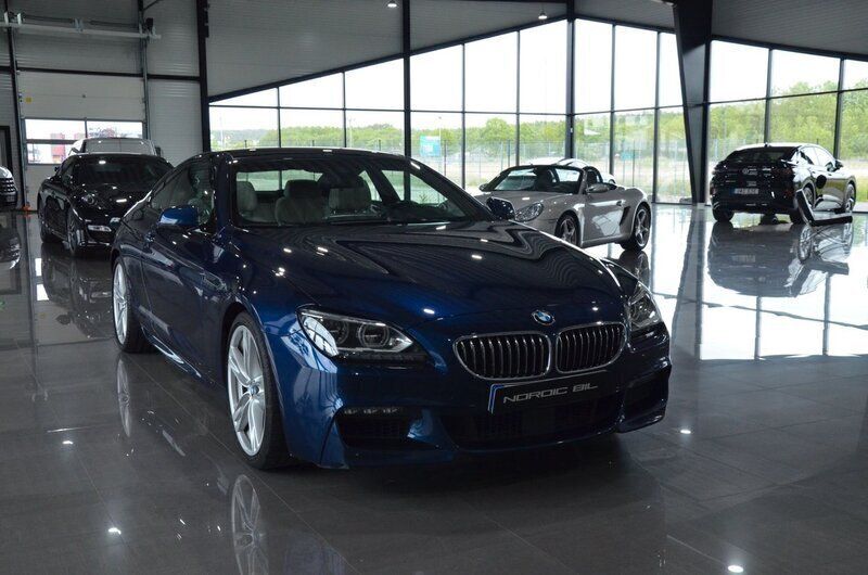 Blå Begagnad 2014 BMW 640 M Sport Sportkupé | 379 900 kr (Lite dyr) - Bild 1/4