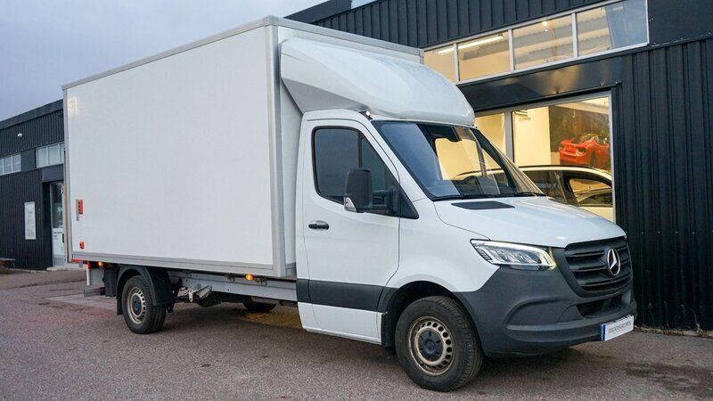 Vit Begagnad 2023 Mercedes Sprinter Van | 509 800 kr (Marknadspris) - Bild 1/4