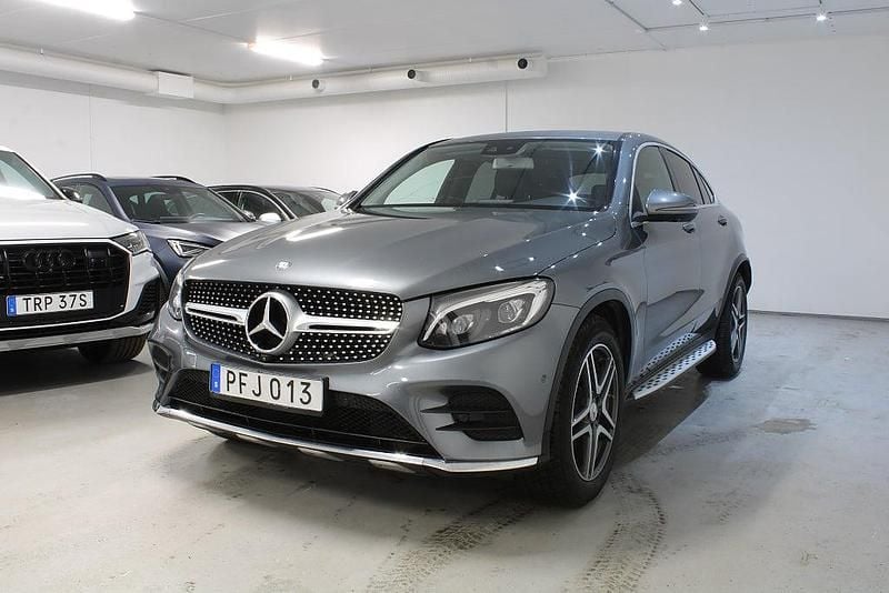 Begagnad Mercedes GLC220 AMG 170 HK (125 kW) 2017 Grå Sportkupé