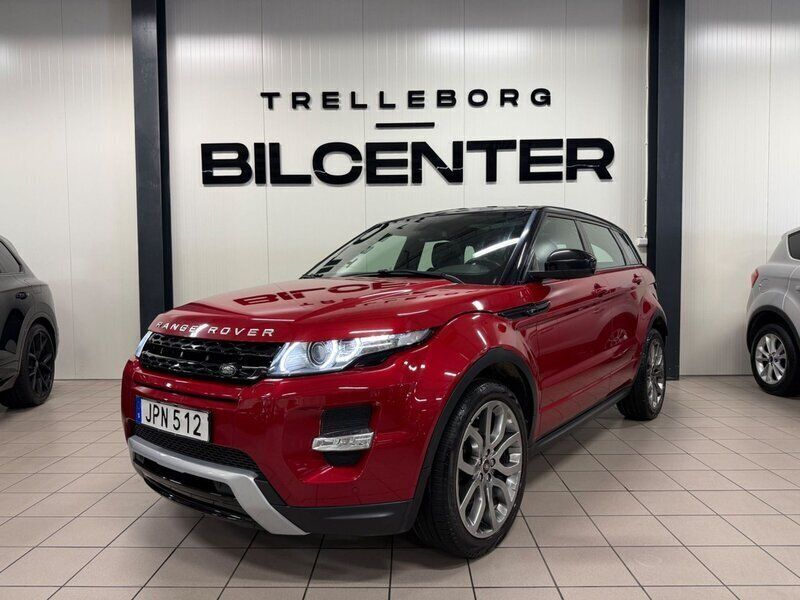 Röd Begagnad 2014 Land Rover Range Rover evoque SUV | 219 900 kr (Marknadspris) - Bild 1/4