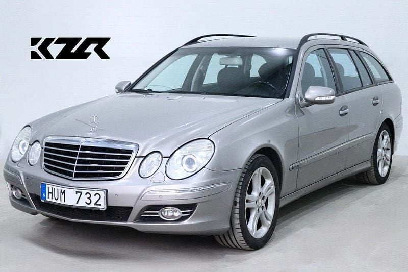 Silver Begagnad 2008 Mercedes E280 Avantgarde Kombi | 79 900 kr (Marknadspris) - Bild 1/4