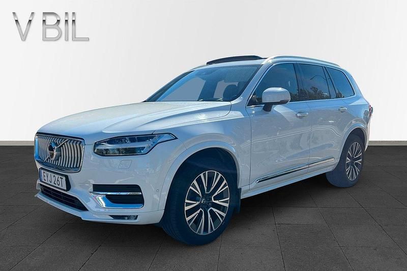 Vit Begagnad 2021 Volvo XC90 Inscription SUV | 539 800 kr (Marknadspris) - Bild 1/4