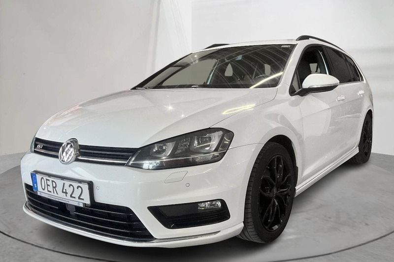 Vit Begagnad 2017 VW Golf VII R-line | 129 900 kr (Bra pris) - Bild 1/4